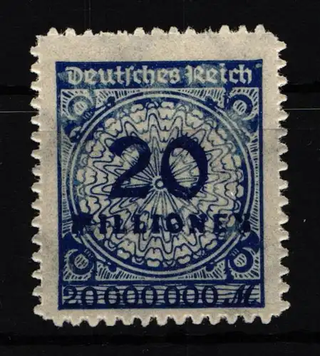 Deutsches Reich 319B Pe1 postfrisch #HA875
