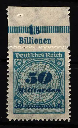 Deutsches Reich 330BP OR postfrisch Platte B #HA901