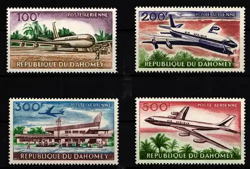 Dahomey 222-225 postfrisch Flugzeuge #GY272