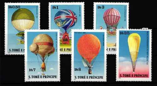 Sao Tome e Principe 619-624 postfrisch Zeppelin #GY241