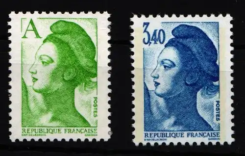 Frankreich 2558A-2559A postfrisch Liberté #HD696