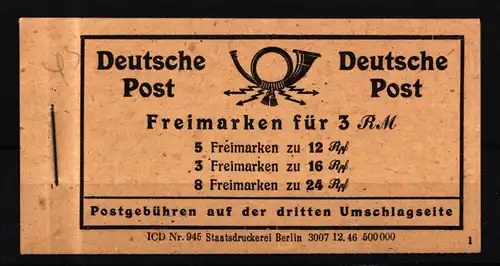 Alliierte Besetzung MH 50 postfrisch #HB792