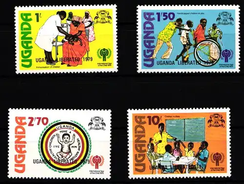 Uganda 203-206 postfrisch Jahr des KIndes #HD633