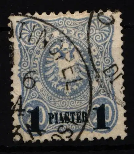 Deutsche Auslandspostämter Türkei 3b gestempelt geprüft Jäschke BPP #HG044