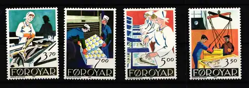 Dänemark 194-197 postfrisch Schifffahrt #HD833