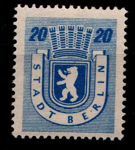 SBZ 6 A waz postfrisch Typenprüfung #HI270