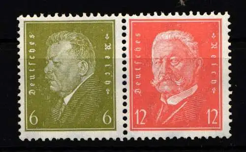 Deutsches Reich W29 postfrisch minimale Zahnverkürzung unten #HI886