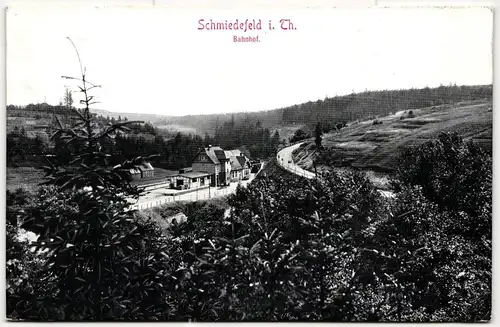 AK Schmiedefeld i. Th. Bahnhof #PM152