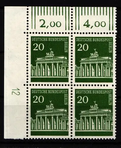 Berlin 287 DZ postfrisch Druckerzeichen #HB690