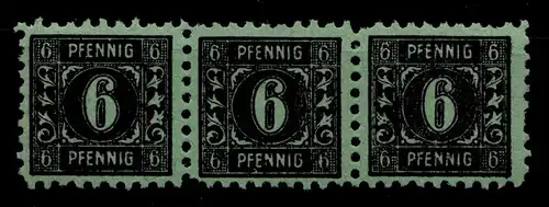 SBZ 8 postfrisch waagerechter 3er Streifen #HI430