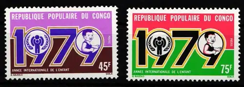 Kongo (Brazzaville) 676-677 postfrisch Jahr des KIndes #HD616