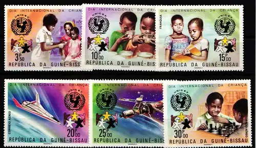 Guinea Bissau 522A-527A postfrisch Jahr des KIndes #HD613