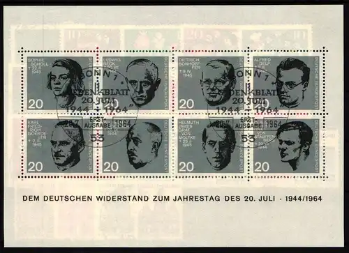 BRD Bund Jahrgang 1964 mit 412-461 gestempelt #BRD_O_1964