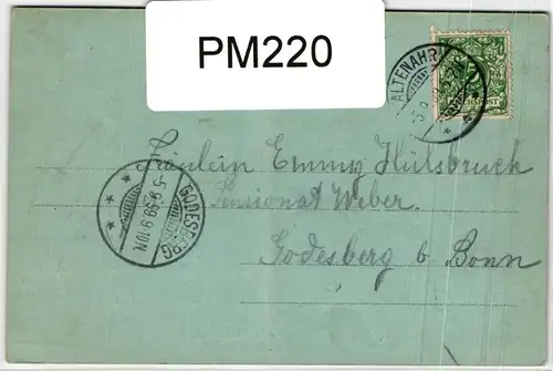 AK Altenahr Bahnhof vom schwarzen Kreuz 1899 #PM220