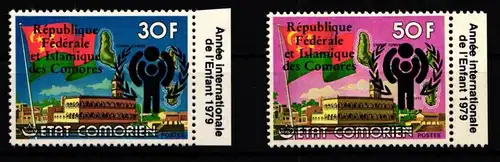 Komoren 454-455 postfrisch Jahr des KIndes #HD539