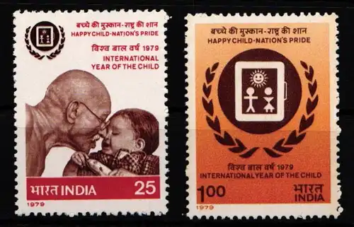 Indien 784-785 postfrisch Jahr des KIndes #HD570