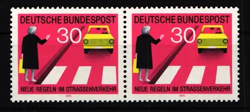 BRD 673 PF I postfrisch u in neue beschädigt #HJ574