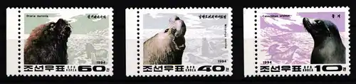Korea 3564-3566 postfrisch Tiere Robben #HD755