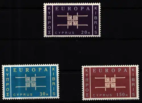 Zypern 225-227 postfrisch Cept #HB769