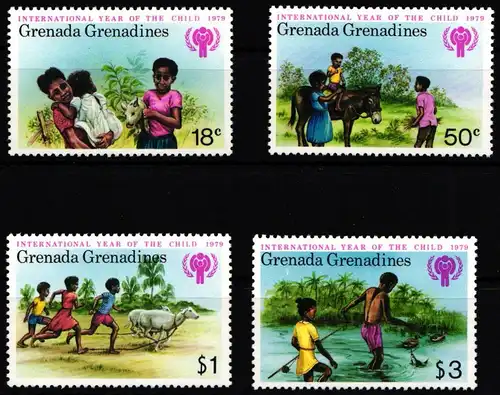 Grenada Grenadinen 325-328 postfrisch Jahr des KIndes #HD544