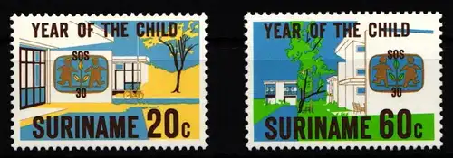 Surinam 880-881 postfrisch Jahr des KIndes #HD588
