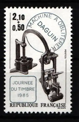 Frankreich 2492 postfrisch Tag der Briefmarke #HD646