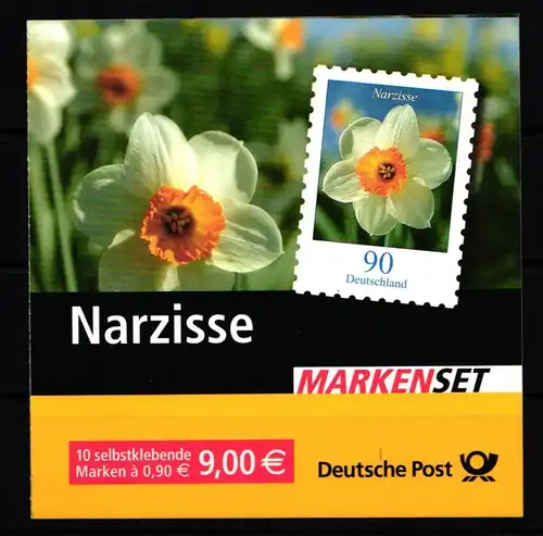 BRD MH 61 postfrisch Markenheftchen Frankatur Nominale #HN707