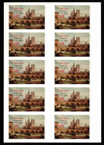 BRD FB 6 postfrisch Folienblatt #HN786