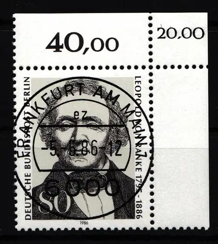 Berlin 759 gestempelt als Eckrand mit KBWZ #HB831