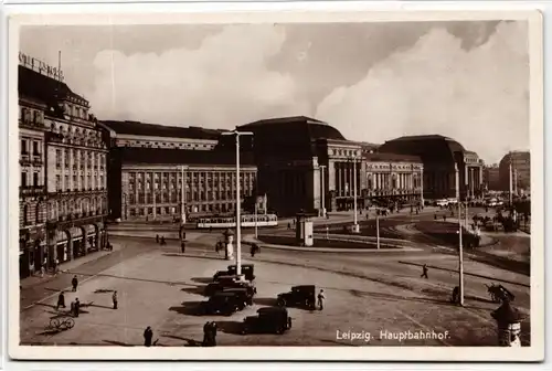 AK Leipzig Hauptbahnhof 1932 #PM314