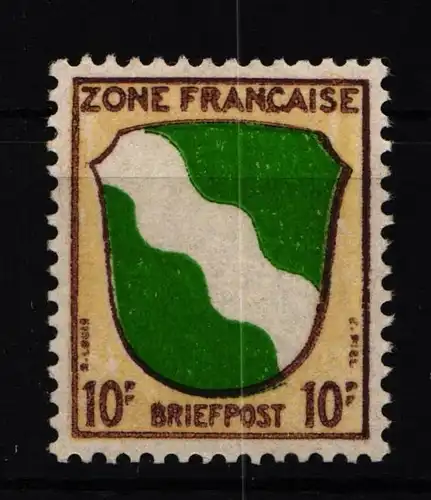 Fr. Zone Allgemeine Ausgabe 5 postfrisch #HJ132