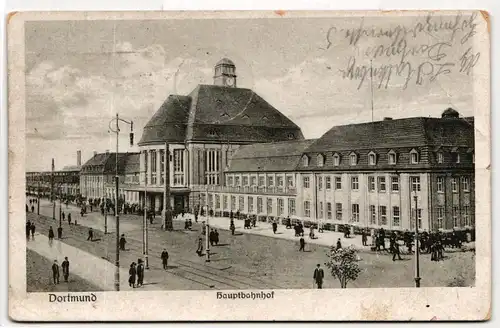 AK Dortmund Hauptbahnhof 1922 #PM234