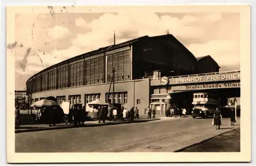 AK Berlin Bahnhof Friedrichstraße 1954 #PM284