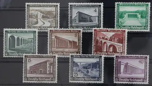 Deutsches Reich 634-642 postfrisch #HC684