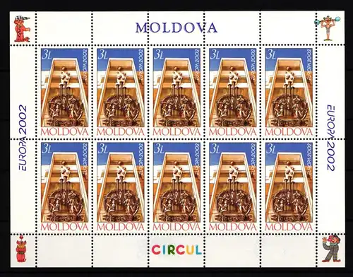 Moldawien Kleinbogen 429 postfrisch CEPT 2002 #GU470