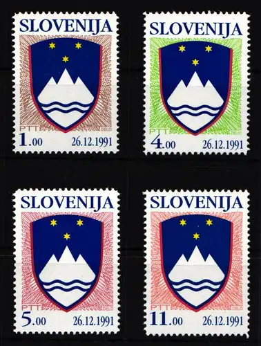 Slowenien 2-5 postfrisch #GK336