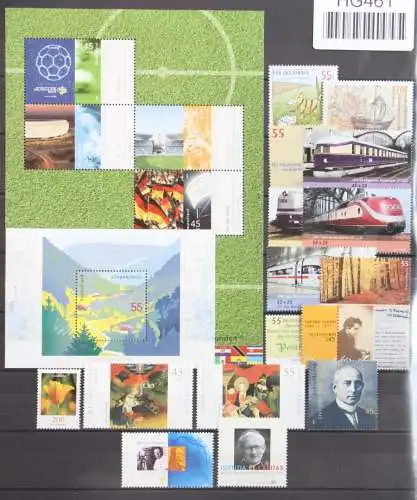BRD Jahrgang 2006 postfrisch ohne Selbstklebende #HG461