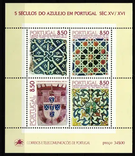 Portugal Block 33 postfrisch #HT297