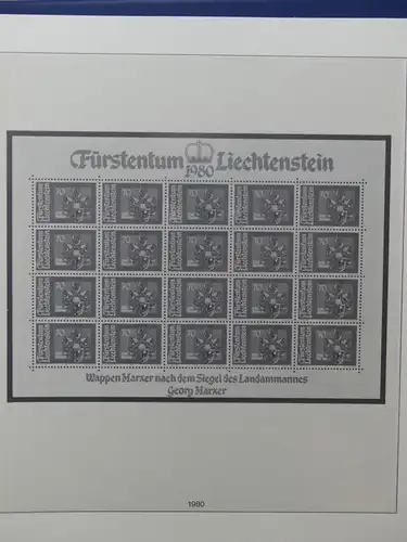 Liechtenstein Sammlung Kleinbogen ca. 2.700,- Euro Katalogwert #LW219