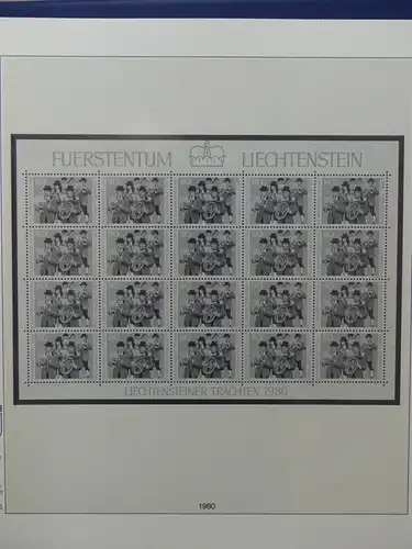 Liechtenstein Sammlung Kleinbogen ca. 2.700,- Euro Katalogwert #LW219