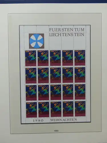 Liechtenstein Sammlung Kleinbogen ca. 2.700,- Euro Katalogwert #LW219