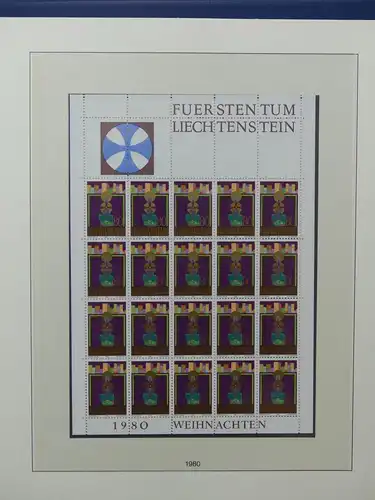 Liechtenstein Sammlung Kleinbogen ca. 2.700,- Euro Katalogwert #LW219