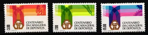 Portugal 1332-1334 postfrisch Treuhandbank #HT363