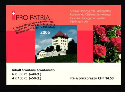 Schweiz MH 0-145 postfrisch Markenheftchen #HB906