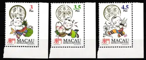 Macau 776-778 postfrisch #HO044