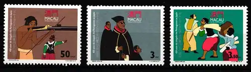 Macau 732-734 postfrisch #HO046