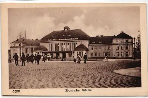 AK Gera Sächsischer Bahnhof #PM200