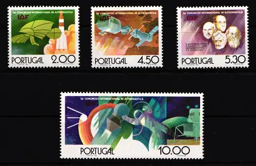 Portugal 1291-1294 postfrisch Raumfahrt #HT380