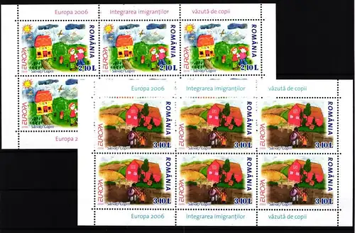 Rumänien Kleinbögen 6065-6066 postfrisch CEPT 2006 #GU424