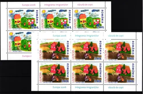 Rumänien Kleinbögen 6065-6066 postfrisch CEPT 2006 #GU424